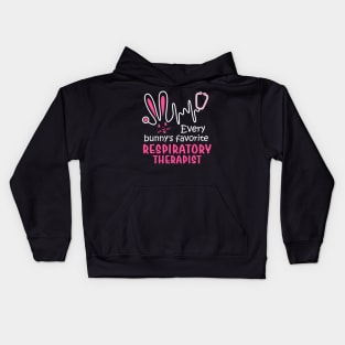 Every Bunny_s Favorite Respiratory Therapist Easter Kids Hoodie